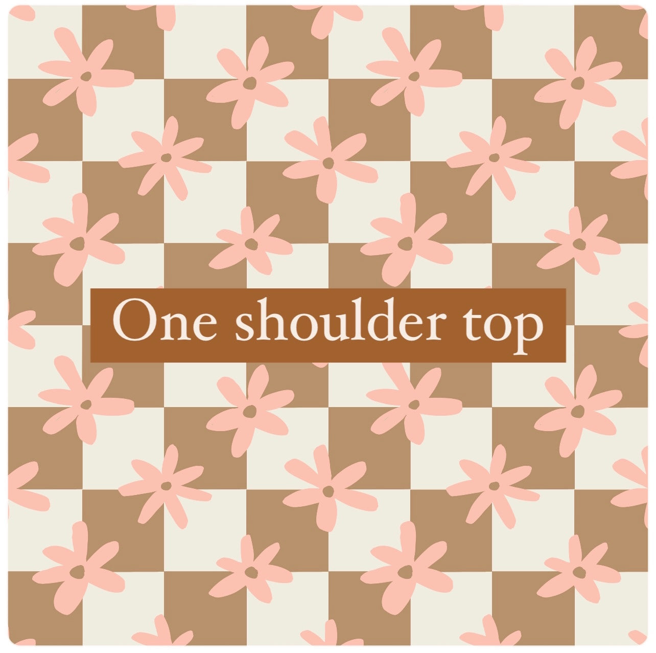 Daisy Check | One shoulder